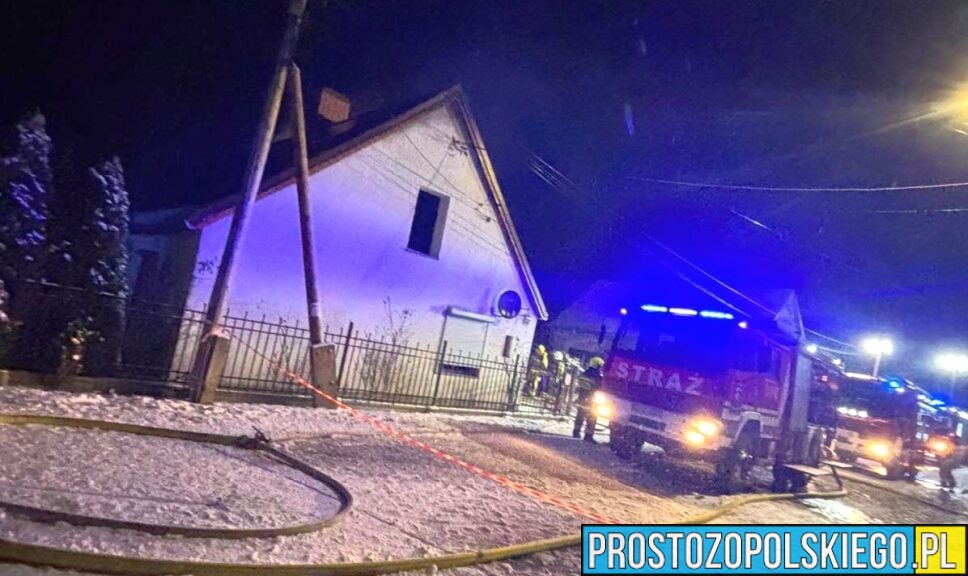 Sylwester i Nowy Rok na Opolszczyźnie. 50 interwencji strażaków, jedna ofiara śmiertelna