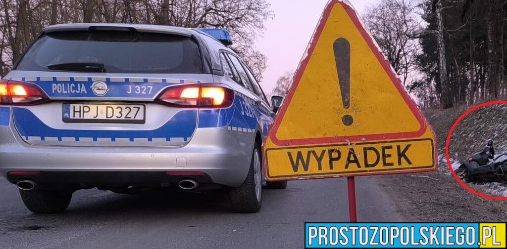 Nietrzeźwy motorowerzysta w Byczynie. 42-latek miał 1,5 promila alkoholu