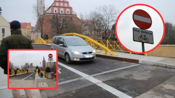 Pierwszy kierowca wjechał pod prąd po otwarciu Mostu Zamkowego w Opolu. Apel do mieszkańców !!!