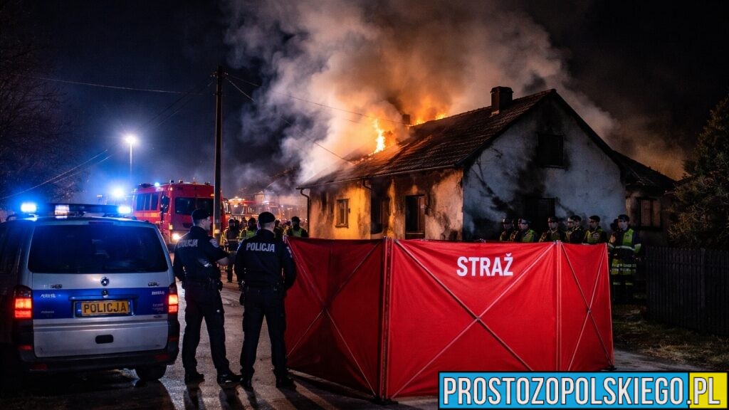 Podtrucie czadem w Brzegu. Matka i dwoje dzieci trafili do szpitala, 74-latek zginął w Zielęcicach