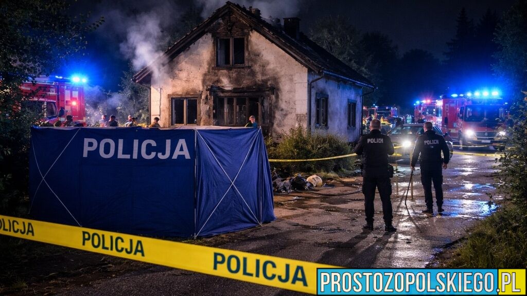 Tragiczny pożar domu w Zielęcicach. Jedna osoba nie żyje