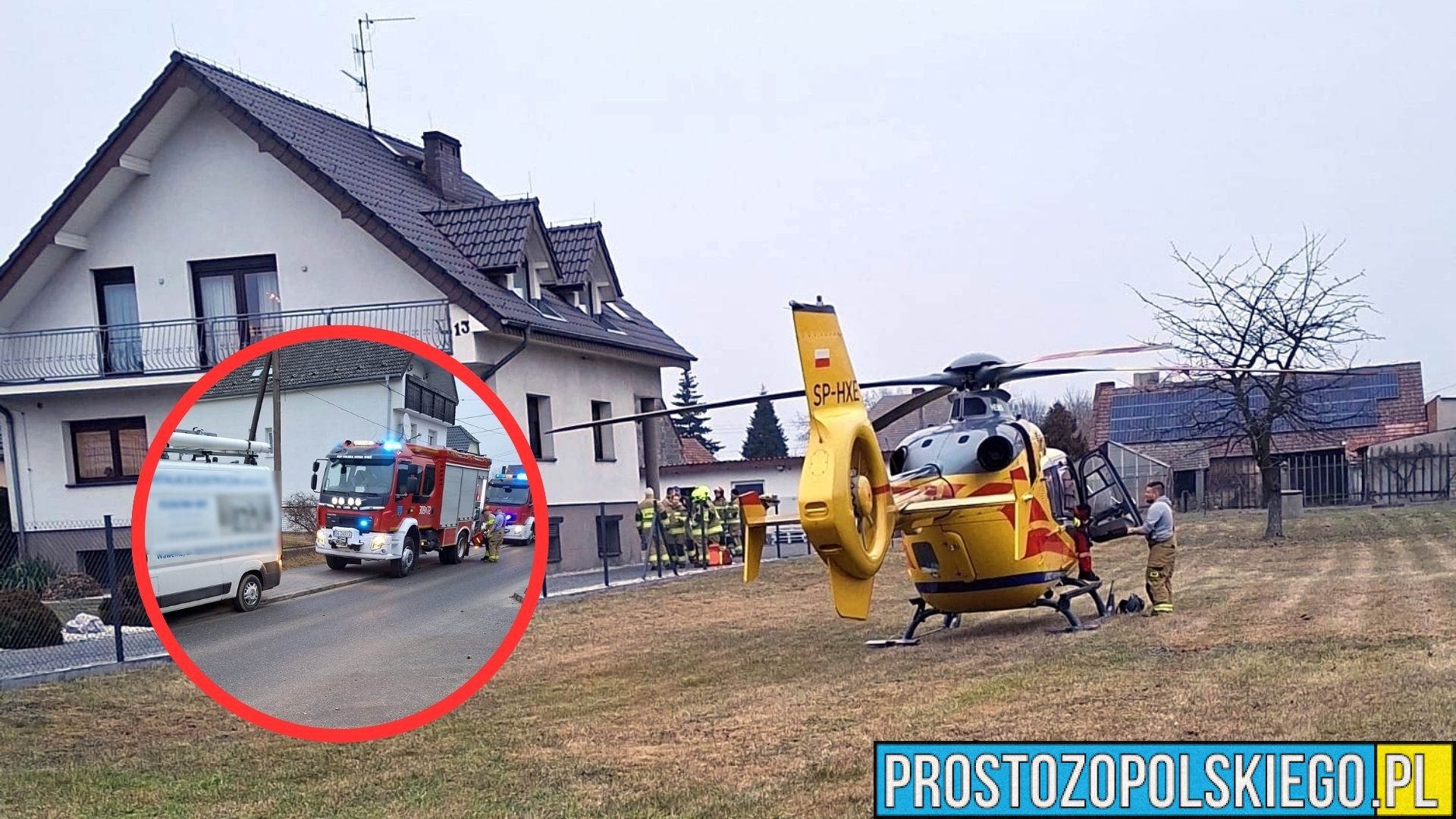 Tragiczne zdarzenie w Wawelnie. Mimo reanimacji i przylotu LPR życia mężczyzny nie udało się uratować