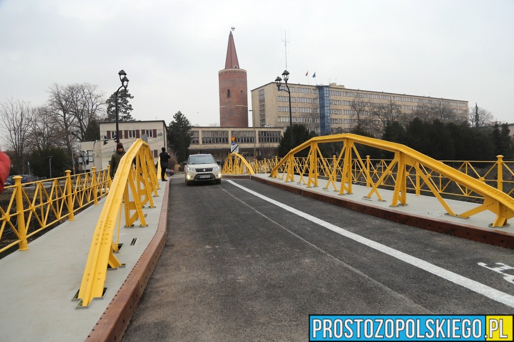 żółty most, most otwarty, zmiana organizacji ruchu, most otwarty dla&nbsp;pieszych, żółty most otwarty po&nbsp;remoncie, żółty most w&nbsp;opolu,