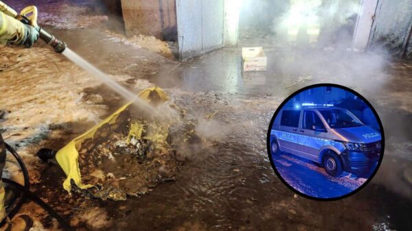 Seria podpaleń w Kluczborku przerwana. 31-latek zatrzymany przez policję