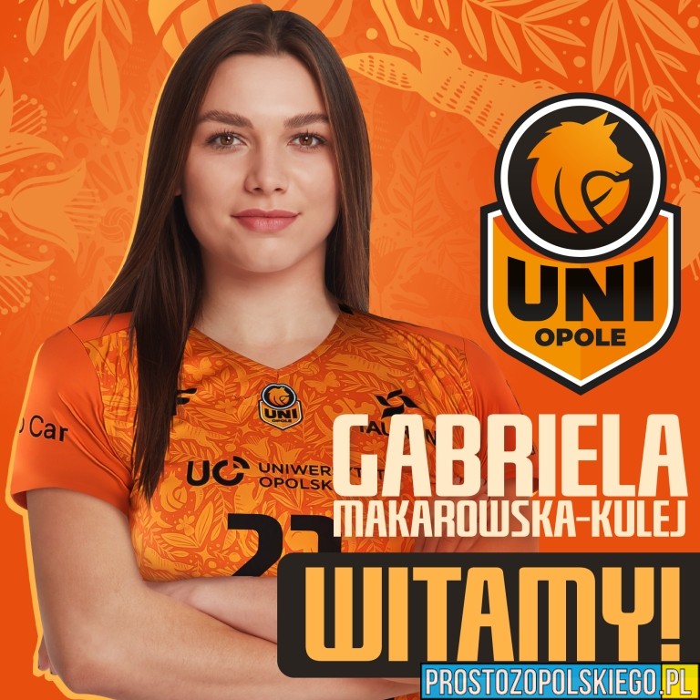 Gabriela Makarowska-Kulej wraca do UNI Opole. Doświadczona rozgrywająca ponownie w pomarańczowo-czarnych barwach