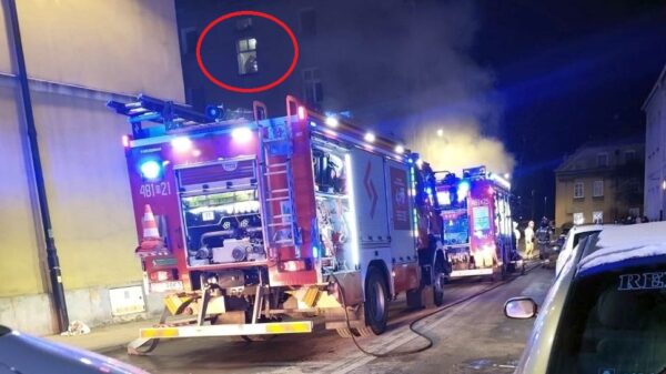 Pożar mieszkania w Prudniku. Ewakuacja mieszkańców i zwierząt, trzy osoby w szpitalu