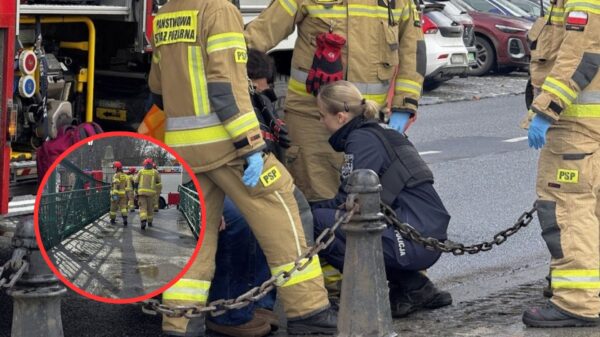 Dramatyczna sytuacja na Moście Groszowym w Opolu. Świadkowie zapobiegli tragedii (WIDEO)