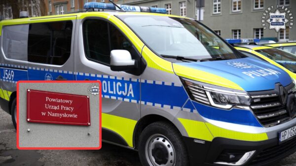 Od 25 lat szukał zatrudnienia, w końcu ukradł tablicę urzędu pracy w Namysłowie