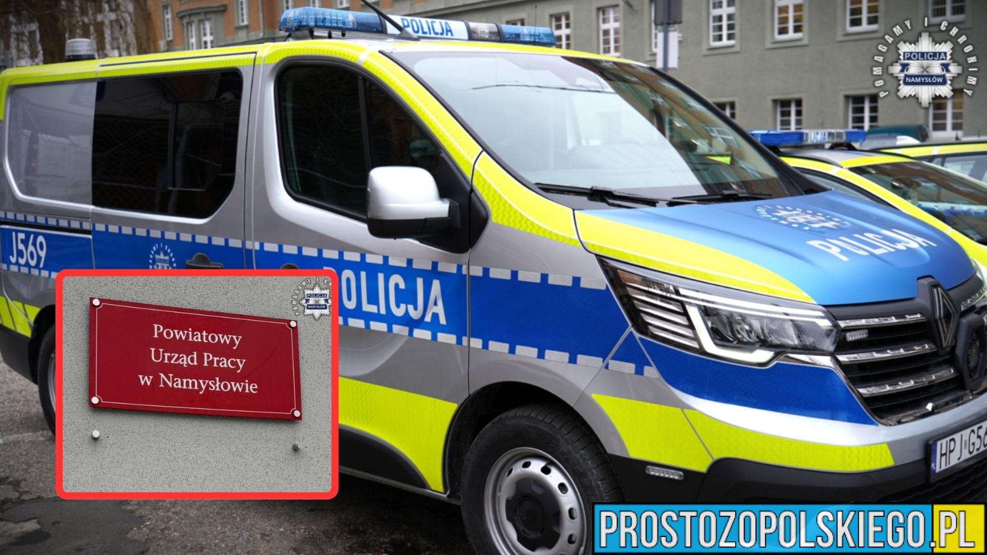 Od 25 lat szukał zatrudnienia, w końcu ukradł tablicę urzędu pracy w Namysłowie