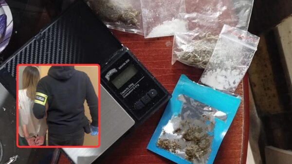 Kluczbork: 33-latka zatrzymana z narkotykami. Substancje leżały na stoliku w mieszkaniu