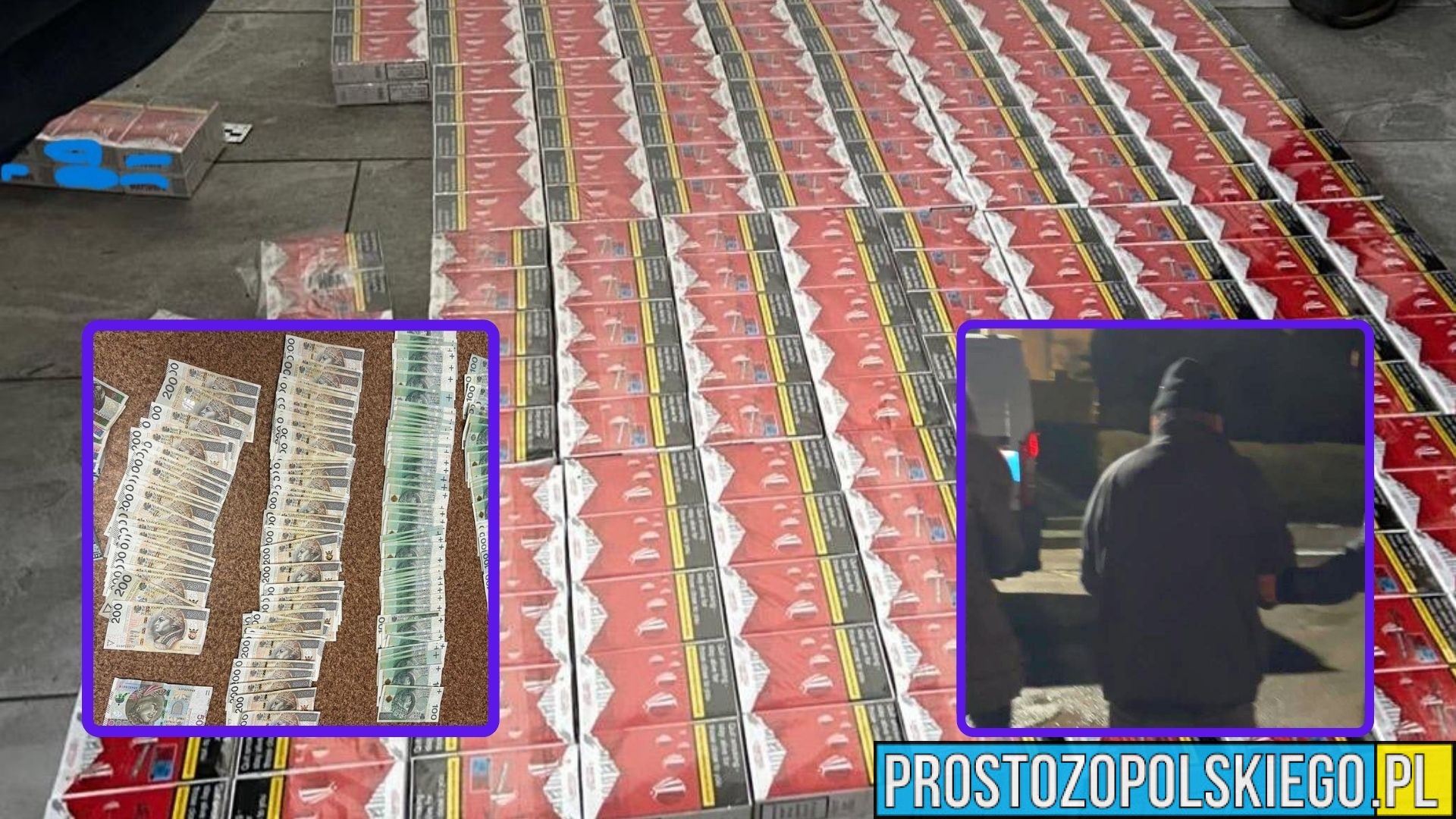 Kluczbork: Policja zlikwidowała kanał dystrybucji nielegalnych papierosów. Trzy osoby zatrzymane