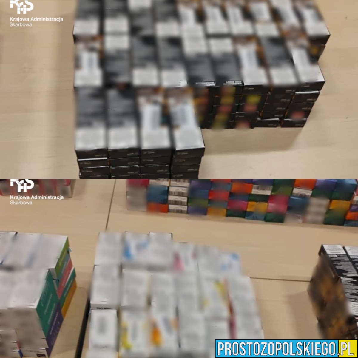 Nielegalne e-papierosy przechwycone na A4. Straty budżetu mogły sięgnąć 448 tys. zł