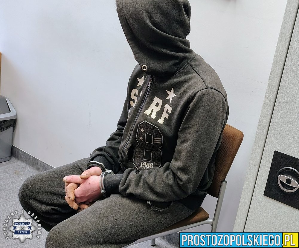 Brzeg: Poszukiwany 30-latek zatrzymany. W garażu policjanci znaleźli narkotyki