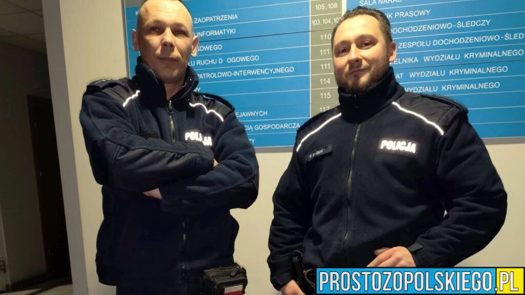 37-latek z niepełnosprawnością utknął w płonącej kamienicy – pomogli policjanci z Prudnika