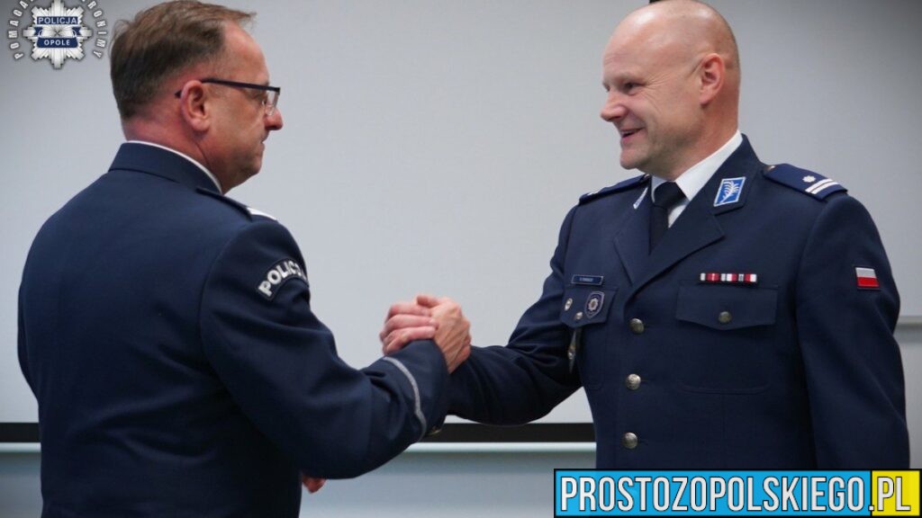 Uroczyste pożegnanie ze służbą podinsp. Romana Pokrackiego, Zastępcy Komendanta Miejskiego Policji w Opolu