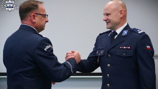 Uroczyste pożegnanie ze służbą podinsp. Romana Pokrackiego, Zastępcy Komendanta Miejskiego Policji w Opolu