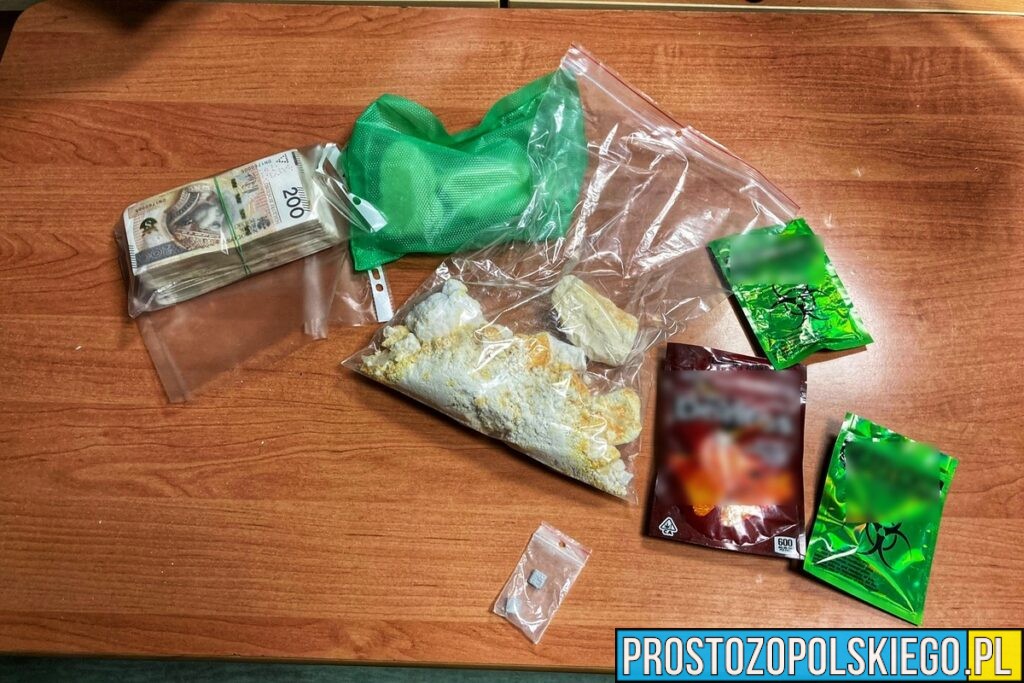 Policja zabezpieczyła 600 gramów narkotyków i&nbsp;56 tys. zł w&nbsp;Opolu
