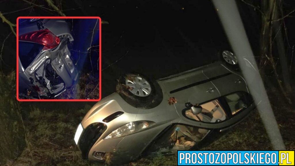 Pijana 26-latka wjechała do rowu pod Brzegiem. Miała ponad 1,5 promila alkoholu
