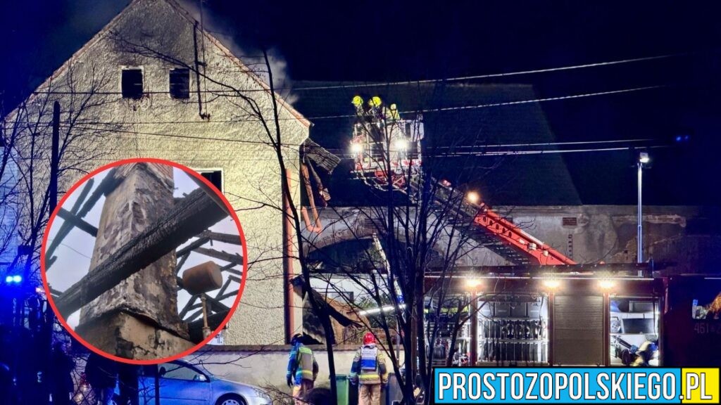 Tragiczny pożar w Otmuchowie. Nie żyje 63-letnia kobieta, trzy osoby trafiły do szpitala