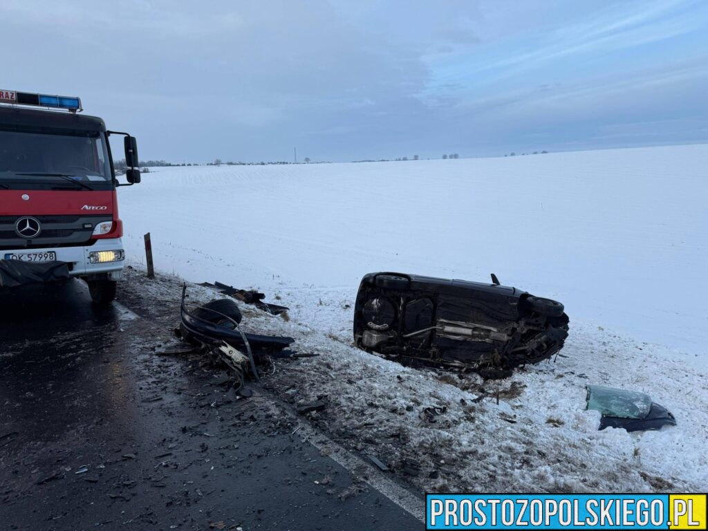 polska cerkiew wypadek, Trzy auta zderzyły się czołowo, polska cerkiew osp, osp polska cerkiwe, wypadek audi, zderzenie 3 aut,