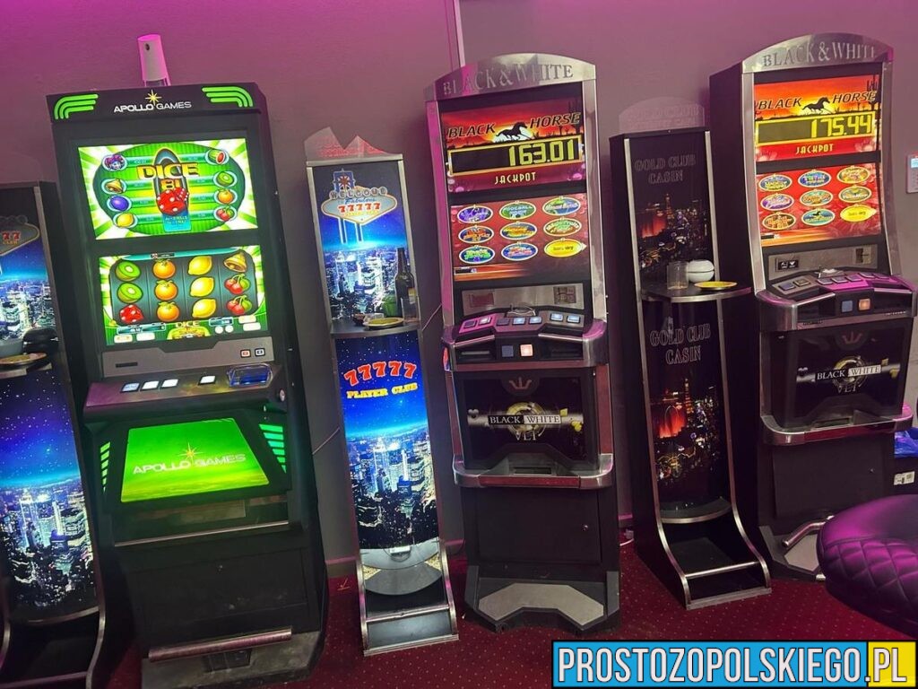 Nielegalny salon gier zlikwidowany w&nbsp;Kluczborku. Zabezpieczono 10 automatów