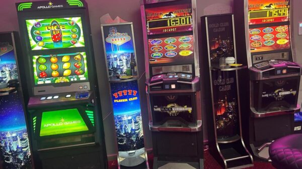 Nielegalny salon gier zlikwidowany w Kluczborku. Zabezpieczono 10 automatów