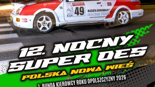 Kierowca Roku Opolszczyzny 2026 startuje już 28 lutego. Nocny Super OES na Autodromie DELTA