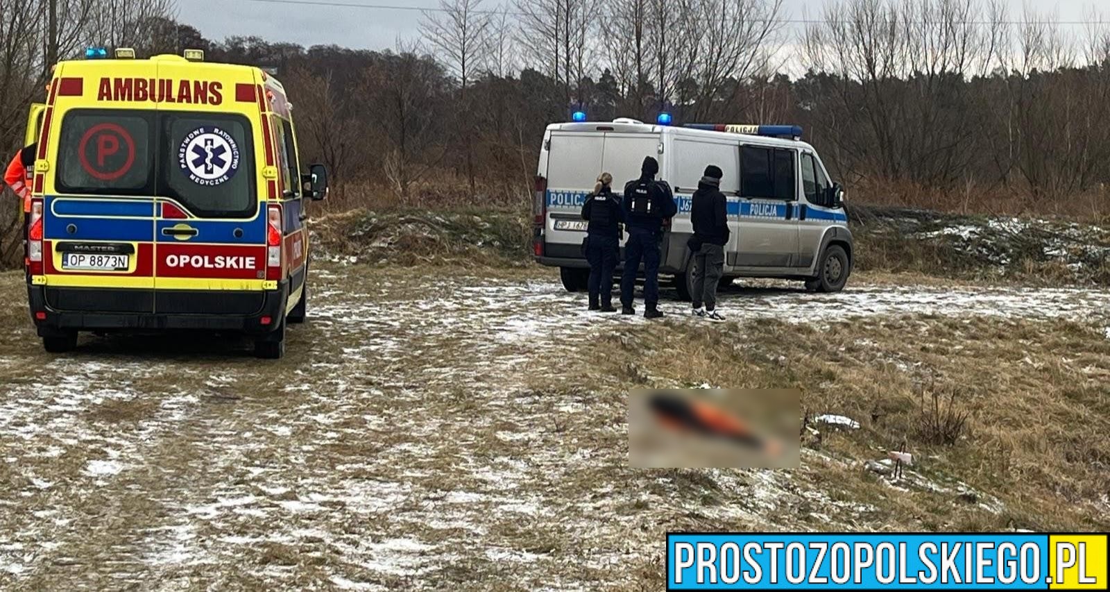 Ciało kobiety wyłowione ze zbiornika wodnego w Ligocie Górnej. Trwają czynności prokuratury