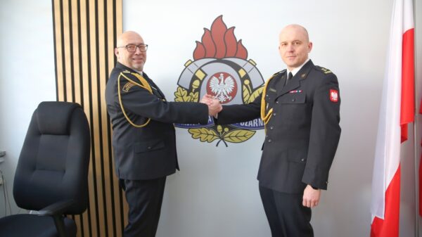 Zmiana na stanowisku komendanta PSP w Krapkowicach. St. bryg. Rafał Bisowski przeszedł na emeryturę