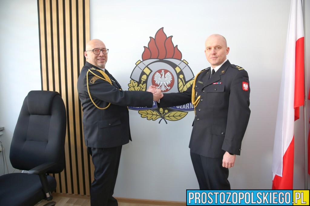 Zmiana na stanowisku komendanta PSP w Krapkowicach. St. bryg. Rafał Bisowski przeszedł na emeryturę