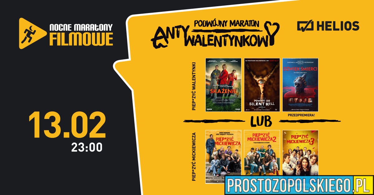 Walentynkowy repertuar kin Helios