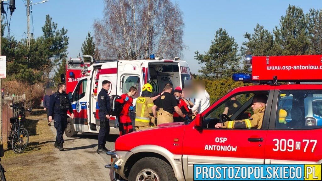 Tragiczny finał zdarzenia w Dylakach. Mężczyzna przygnieciony przez drzewo nie żyje