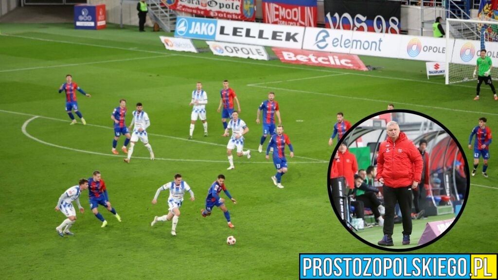 Odra Opole przegrała ze Stalą Mielec na Itaka Arenie. Kibice domagali się zwolnienia trenera