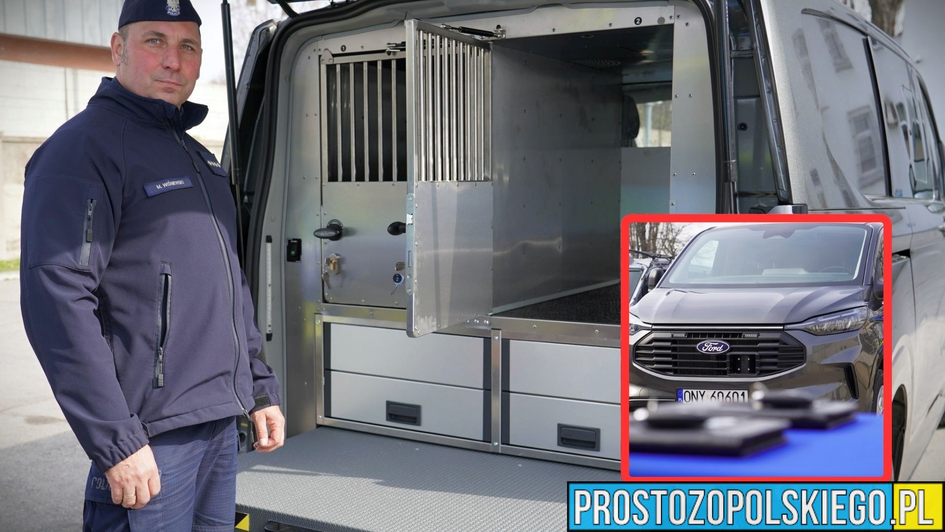 Nowoczesne radiowozy przystosowane do transportu psów służbowych