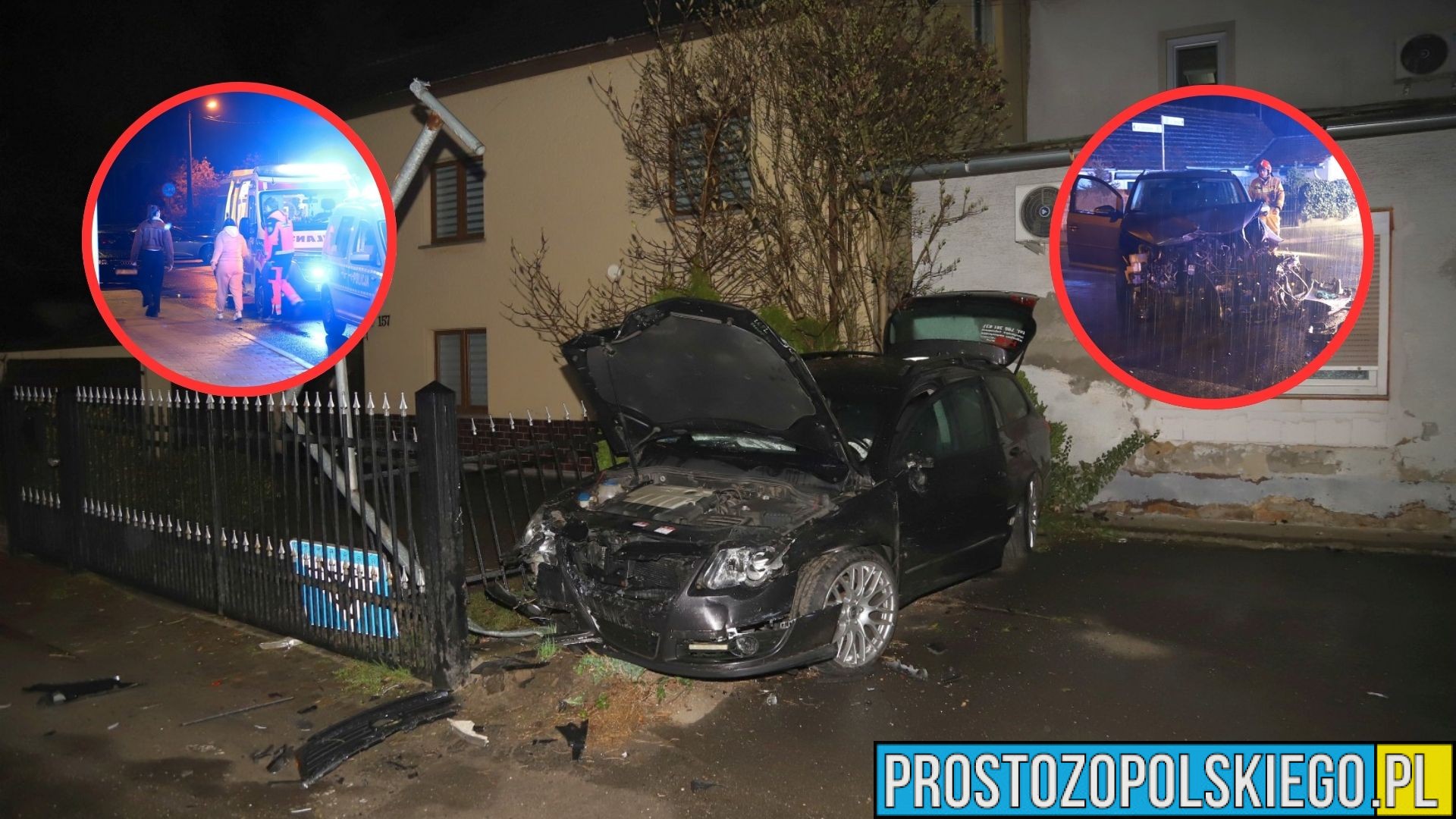 Wypadek w Opolu. Zderzenie dwóch samochodów na skrzyżowaniu ulic Kwoczka i Prószkowskiej. Jedna osoba została poszkodowana (WIDEO)