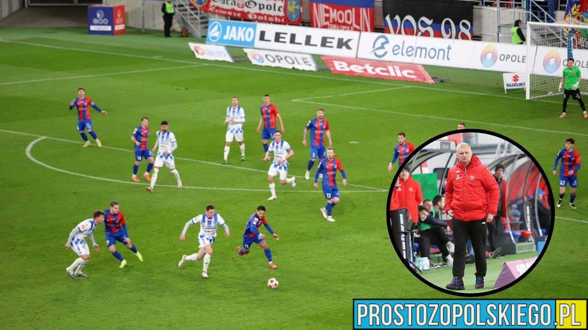 Odra Opole przegrała ze Stalą Mielec na Itaka Arenie. Kibice domagali się zwolnienia trenera