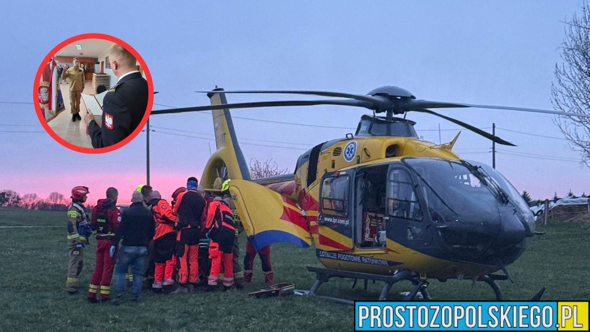 Dramatyczna walka o życie zakończona sukcesem. Bohaterska postawa strażaka PSP