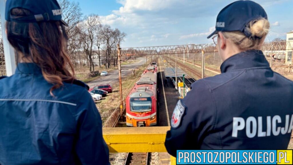 Działania „RAW – Rail Action Week” w Kędzierzynie-Koźlu. Policja zwiększa bezpieczeństwo na kolei