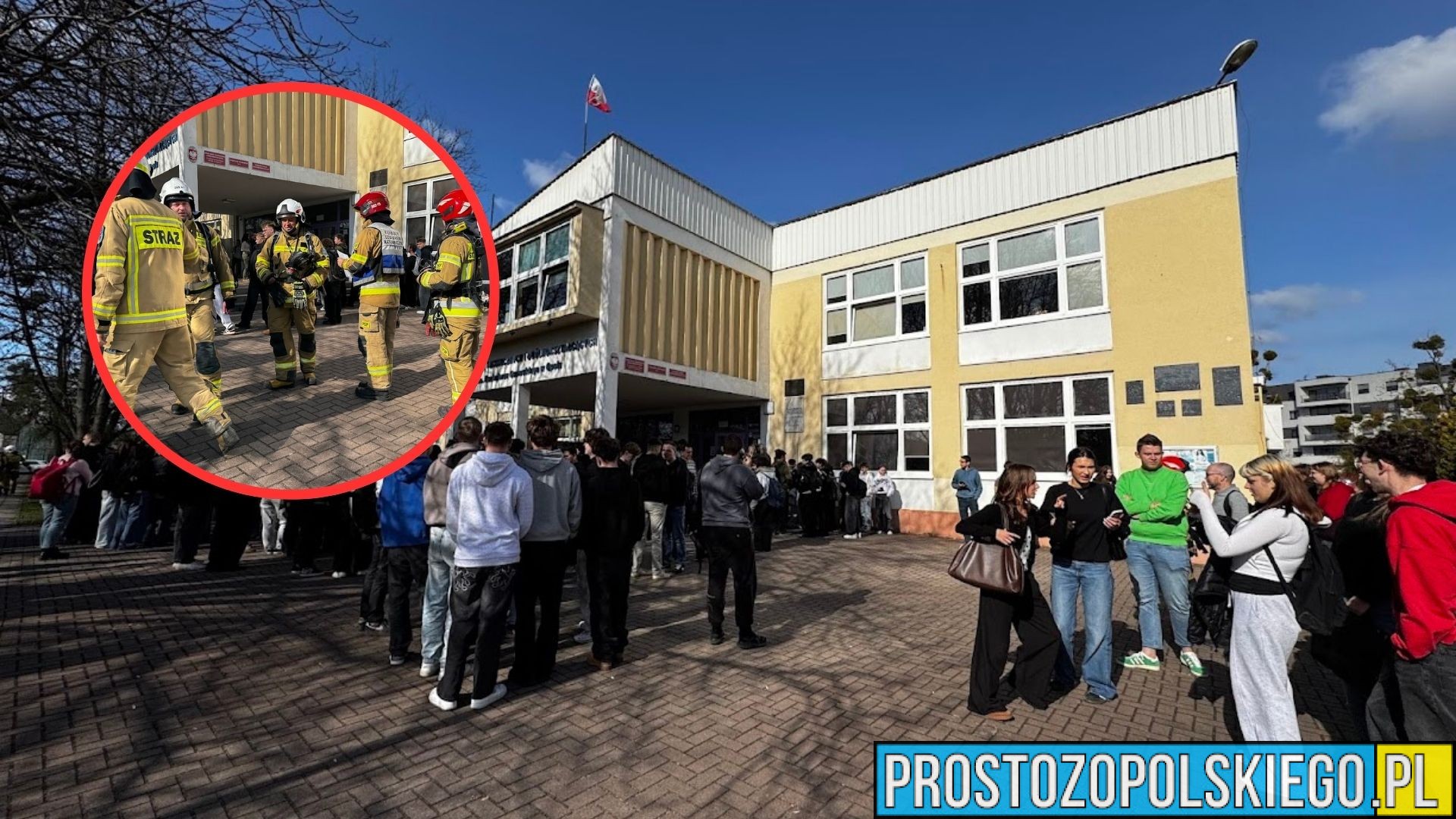 Rozpylenie gazu w szkole w Opolu. Ewakuowano około 200 osób