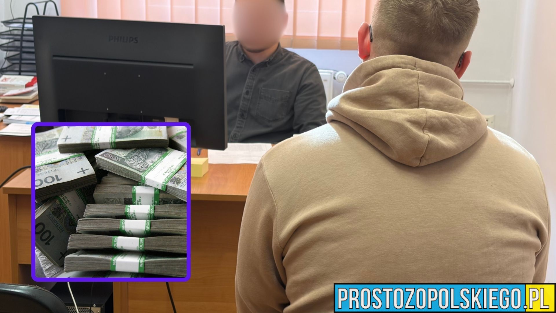 Opole: Policjanci po służbie zatrzymali oszusta. Chciał odebrać od seniora 150 tysięcy złotych