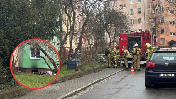 Pożar piwnicy w Opolu. Interweniowało kilka zastępów straży pożarnej(WIDEO)