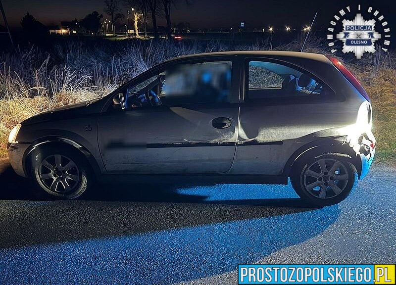 Pijany kierowca zatrzymany w Zębowicach. Miał blisko 2,5 promila alkoholu