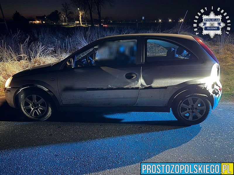 Pijany kierowca zatrzymany w Zębowicach. Miał blisko 2,5 promila alkoholu