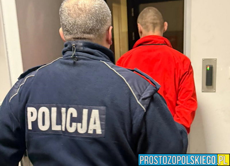 Kradzież w drogerii w Namysłowie. 35-latek zatrzymany, był poszukiwany do odbycia 3 lat więzienia
