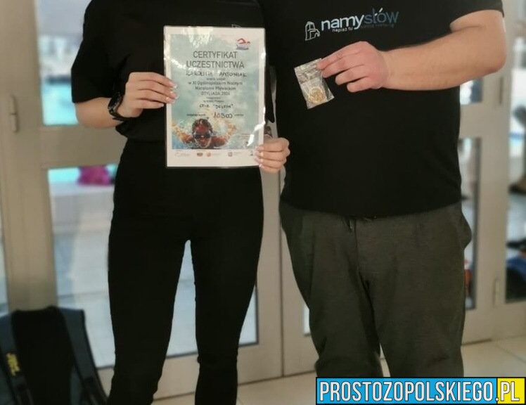 Namysłów: Policjantka przepłynęła ponad 10 kilometrów podczas „Otyliady”! Teraz pobiegnie maraton w Rzymie