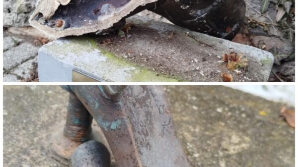 Zniszczył rzeźby na Obuwniczym Szlaku w Otmęcie. 45-latek zatrzymany przez krapkowickich kryminalnych