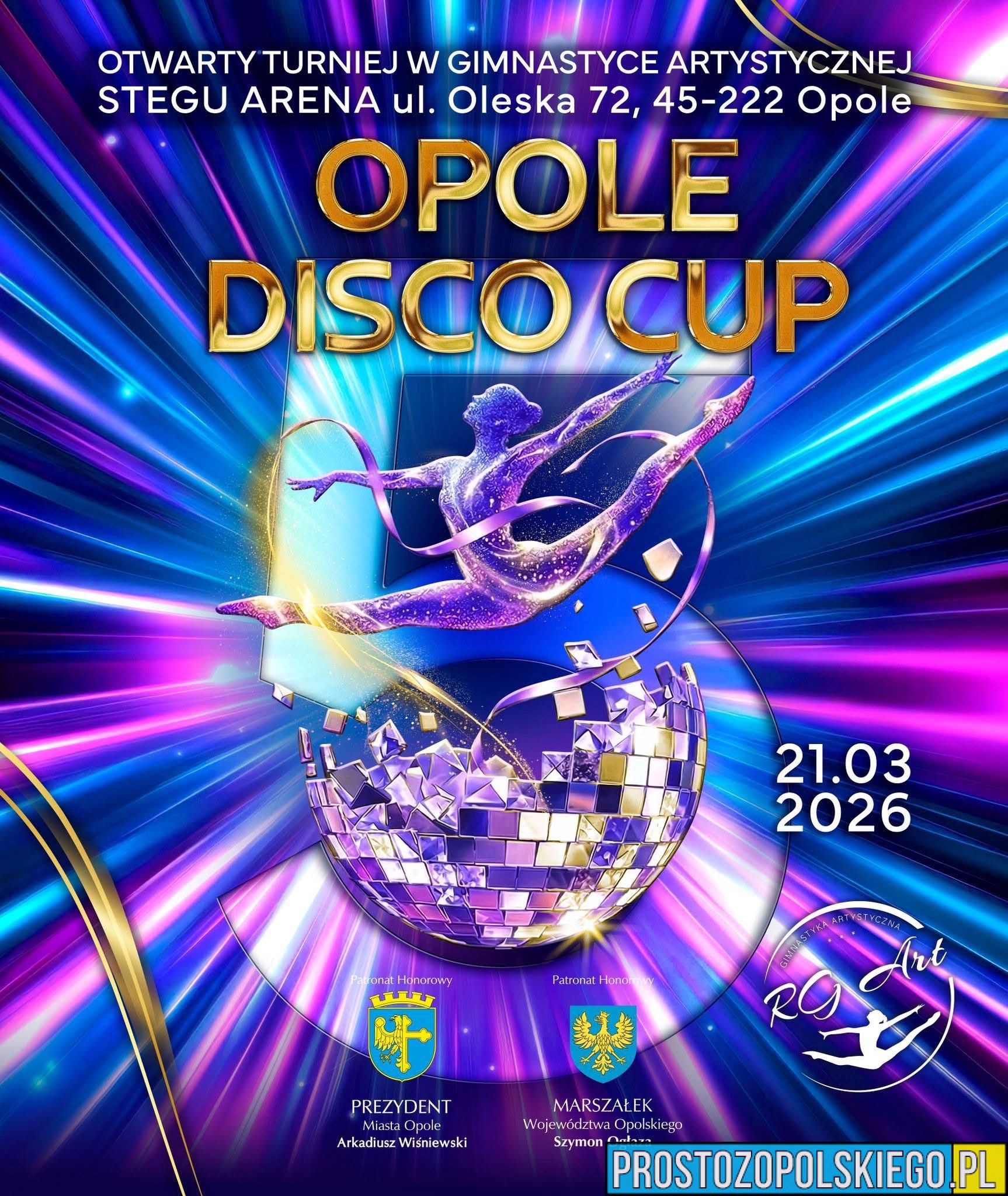 Opole: OPOLE DISCO CUP 2025 – wielkie święto gimnastyki artystycznej w Stegu Arenie