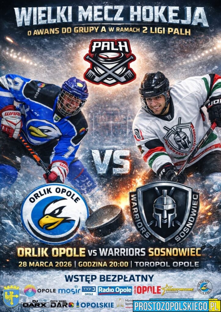 Mecz hokeja na&nbsp;lodzie w&nbsp;Opolu – walka o&nbsp;awans do&nbsp;II&nbsp;ligi PALH!