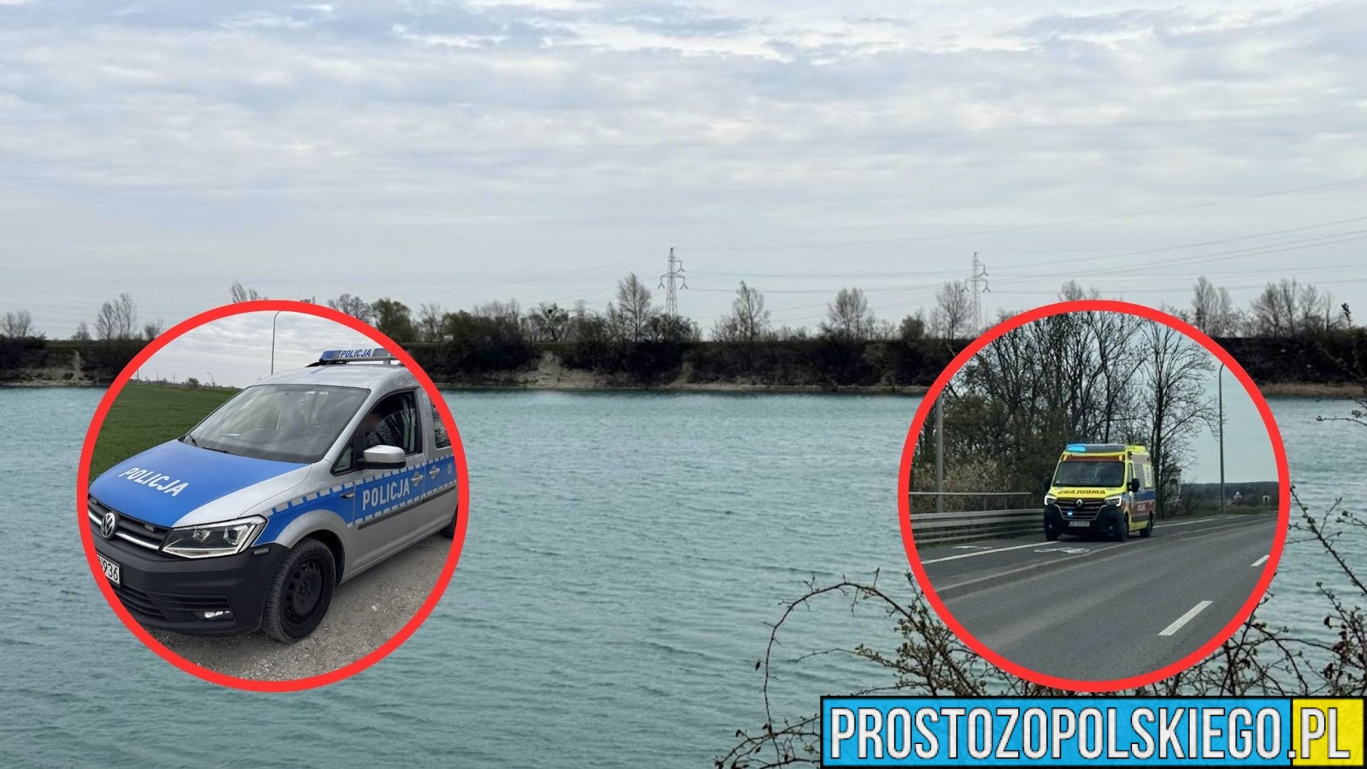 Akcja ratunkowa na kąpielisku Silesia w Opolu. 73-latek utknął na skarpie