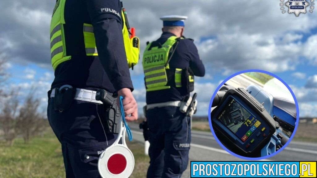 Setki kontroli i ponad 650 wykroczeń. Policyjna akcja „Kaskadowy pomiar prędkości” na Opolszczyźnie